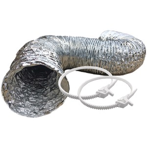 Builder's Best 110673 4" x 8ft SilverDuct Dryer Transit...