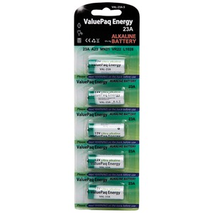 Dantona VAL-23A-5 ValuePaq Energy 23A Alkaline Cylindri...