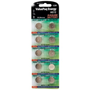 Dantona VAL-AG12-10 ValuePaq Energy AG12 Alkaline Butto...