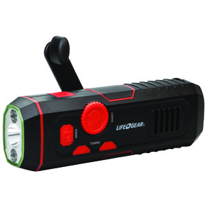 Life+Gear LG38-60675-RED 120-Lumen Stormproof USB Crank...