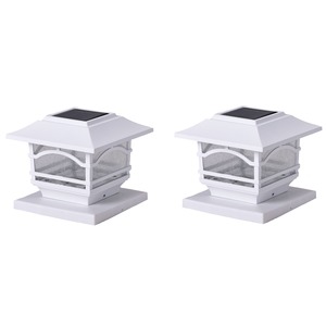 MAXSA Innovations 41971 Solar Post Cap and Deck Railing...