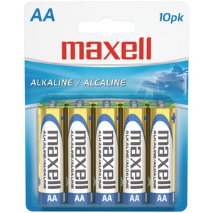 Maxell 723410 - LR610BP Alkaline Batteries (AA; 10 pk; ...