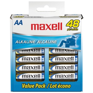 Maxell 723443 - LR648B Alkaline Batteries (AA; 48 pk; B...