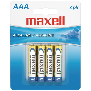 Maxell 723865 - LR034BP Alkaline Batteries (AAA; 4 pk; ...