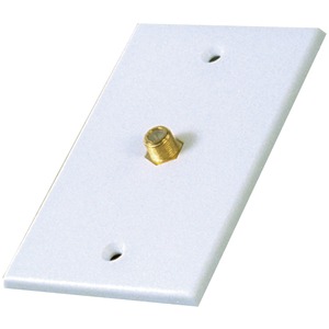 RCA VH61R Single Coaxial In-Line Wall Plate