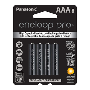 Panasonic BK-4HCCA8BA eneloop Rechargeable XX Batteries...