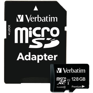 Verbatim 44085 128GB Premium microSDXC Card with Adapte...