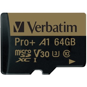 Verbatim 70002 64 GB Pro Plus 666X microSDXC Memory Car...