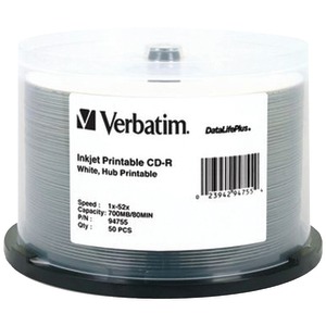 Verbatim 94755 700MB 80-Minute 52x DataLifePlus CD-Rs, ...