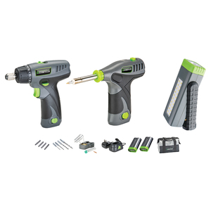 Genesis GL0831CK2 8-Volt Li-Ion 3-Piece Cordless Tool K...