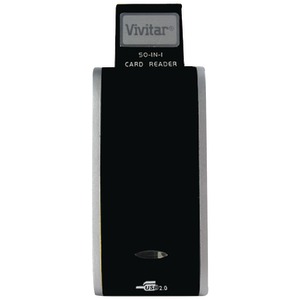 Vivitar VIV-RW-5000-BLK 50-in-1 Card Reader