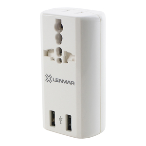 Lenmar AC150USBW Ultra-Compact All-in-One Travel Adapte...