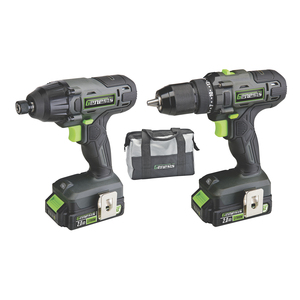 Genesis GL20DIDKB2 20-Volt Cordless Li-Ion 2-Speed Dril...