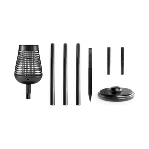 PIC DFST Flickering Flame Solar Bug Zapper Insect Kille...