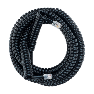 RCA TP282BLRV Standard Handset Coil Cord (25 Ft.; Black...