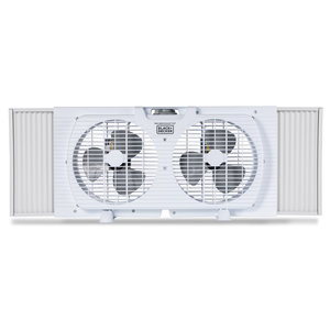 BLACK+DECKER BFW9M BFW9M 9-In. 2-Speed Twin Window Fan ...