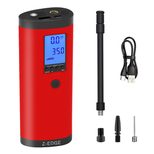 Z-EDGE ZAI03-Red ZA103 Combo 150-PSI Portable Air Infla...