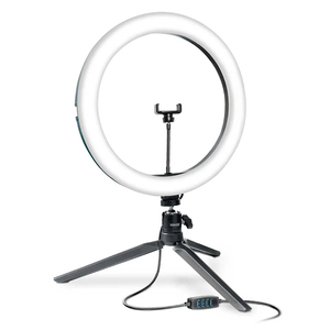 Bower WA-TRL10 10-In. LED Phone Ring Light Tabletop Sta...