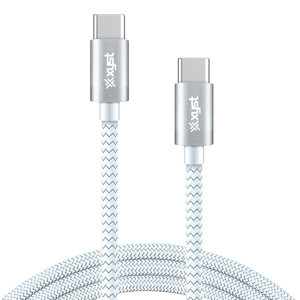 XYST XYS-C10604B 10-Ft. Braided USB-C to USB-C Cable, W...