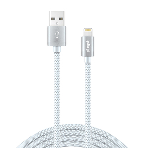XYST XYS-L10604B Charge and Sync USB to Lightning Braid...