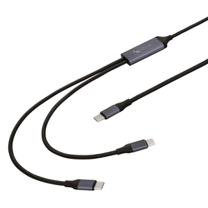 HELIX ETHC2PDB 100-Watt 2-in-1 USB-C to DUAL USB-C Char...