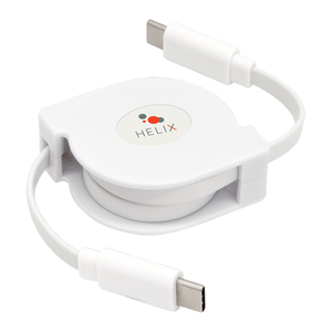 HELIX ETHRTC Retractable 3.2-Ft. USB-C Charge and Sync ...