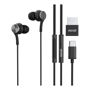 Maxell 197299 Fusion X USB-C Earbuds with Built-in Micr...